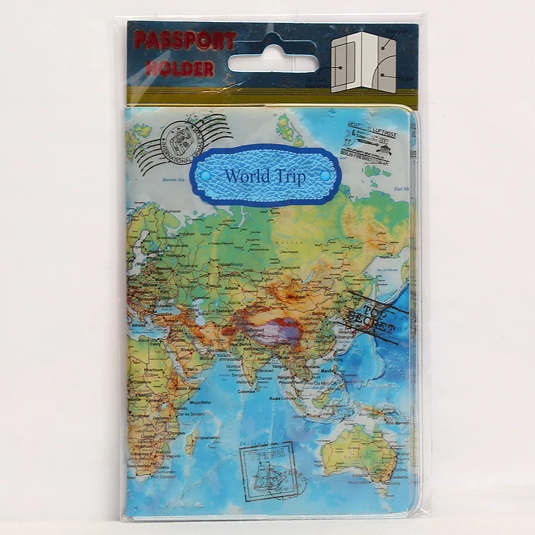 World map pattern PVC passport holder ID Card Holders Business Credit Card Holder Case Pouch, Transparent, matte
World map pattern PVC passport holder ID Card Holders Business Credit Card Holder Case Pouch, Transparent, matte