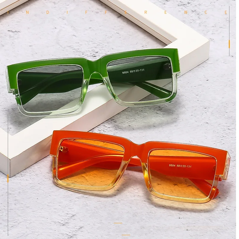 22057 Custom Men Square Sunglasses Retro Fashion Thick Temple Gradient Lens Glasses Sunglasses Women
22057 Custom Men Square Sunglasses Retro Fashion Thick Temple Gradient Lens Glasses Sunglasses Women