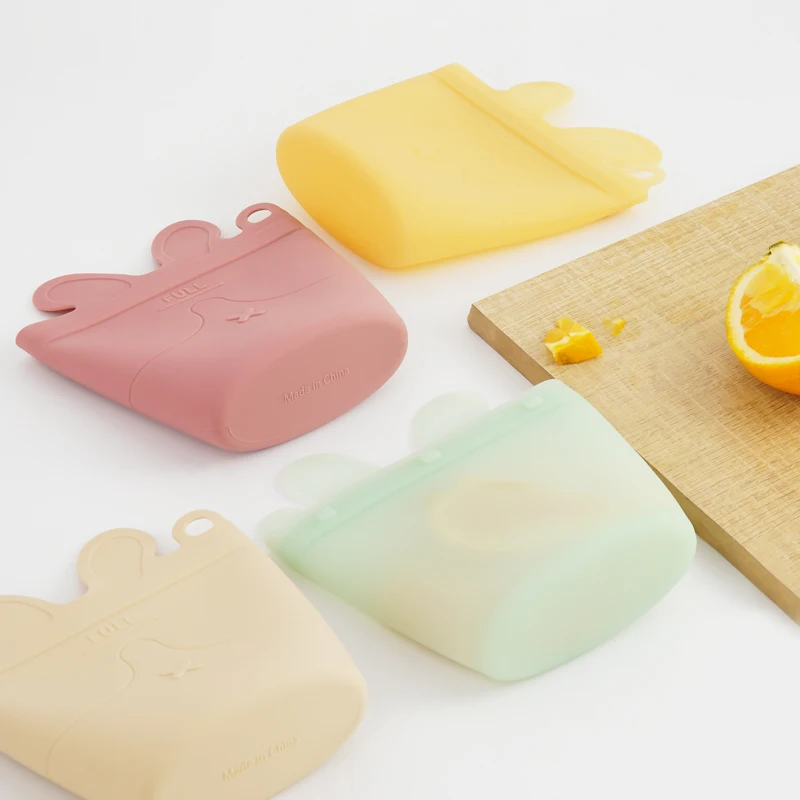 New Reusable Food-grade Safe Silicone Toddler Kids Snack Bag Cup Savings Package With Strong Sealing Zipper, Blue, pink, light green, customized
New Reusable Food-grade Safe Silicone Toddler Kids Snack Bag Cup Savings Package With Strong Sealing Zipper, Blue, pink, light green, customized