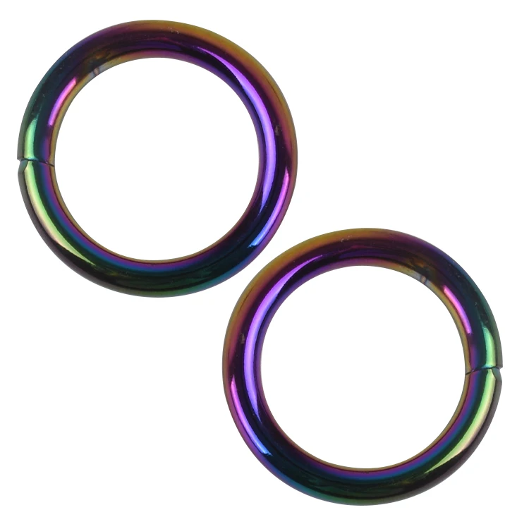Factory Custom Handle Handbag Parts Bag Accessories Metal O Ring Metal Key Ring, Rainbow
Factory Custom Handle Handbag Parts Bag Accessories Metal O Ring Metal Key Ring, Rainbow