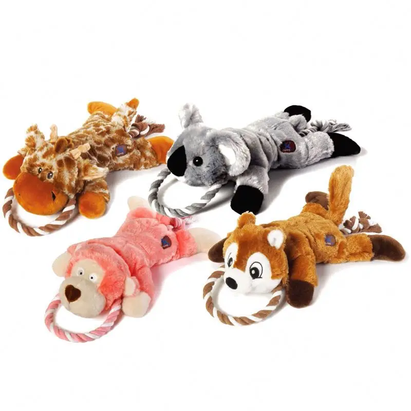 Small medium large dog training chewing interactive cotton rope stuffed animals squirrel koala giraffe plush pet dog toys, Brown, grey
Small medium large dog training chewing interactive cotton rope stuffed animals squirrel koala giraffe plush pet dog toys, Brown, grey