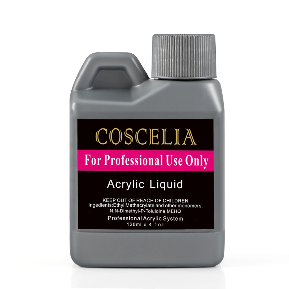 COSCELIA High Quality 120ml Nail Acrylic Liquid for Nail Art Decoration Long Lasting Prive Label, Clear
COSCELIA High Quality 120ml Nail Acrylic Liquid for Nail Art Decoration Long Lasting Prive Label, Clear