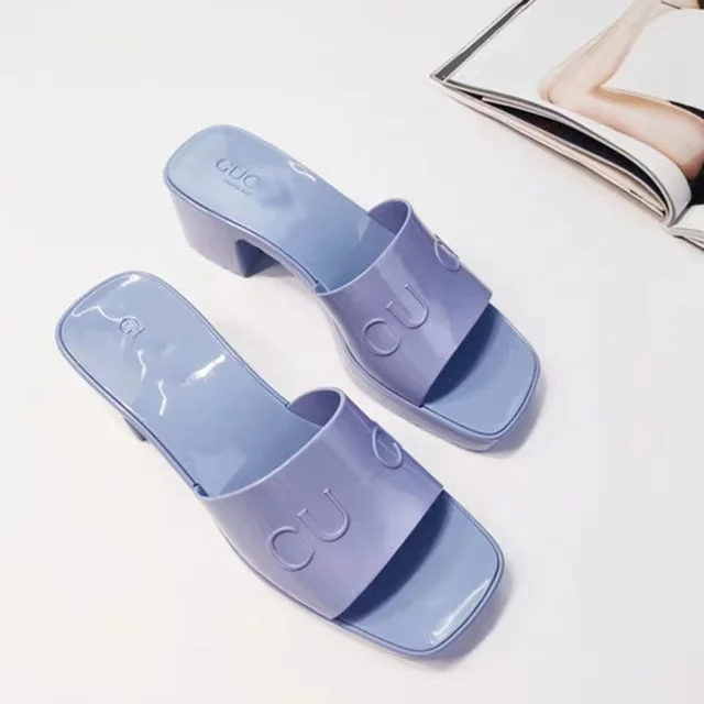 Luxury jelly Sandals Women Shoes Slipper PVC Outdoor High Heel Slipper Jelly Sandal Fashion Women's rubber slide sandal
Luxury jelly Sandals Women Shoes Slipper PVC Outdoor High Heel Slipper Jelly Sandal Fashion Women's rubber slide sandal
