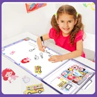 Kids Cognitive Learning Toys Routines Daily Behavior Record Time Clock Matching Games Magnet Puzzle