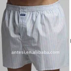 100% cotton men's woven boxers classic check design