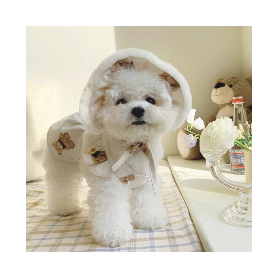 2021 new hot sale Korean cute bear dog dress cute pet clothes popular dog dress
2021 new hot sale Korean cute bear dog dress cute pet clothes popular dog dress