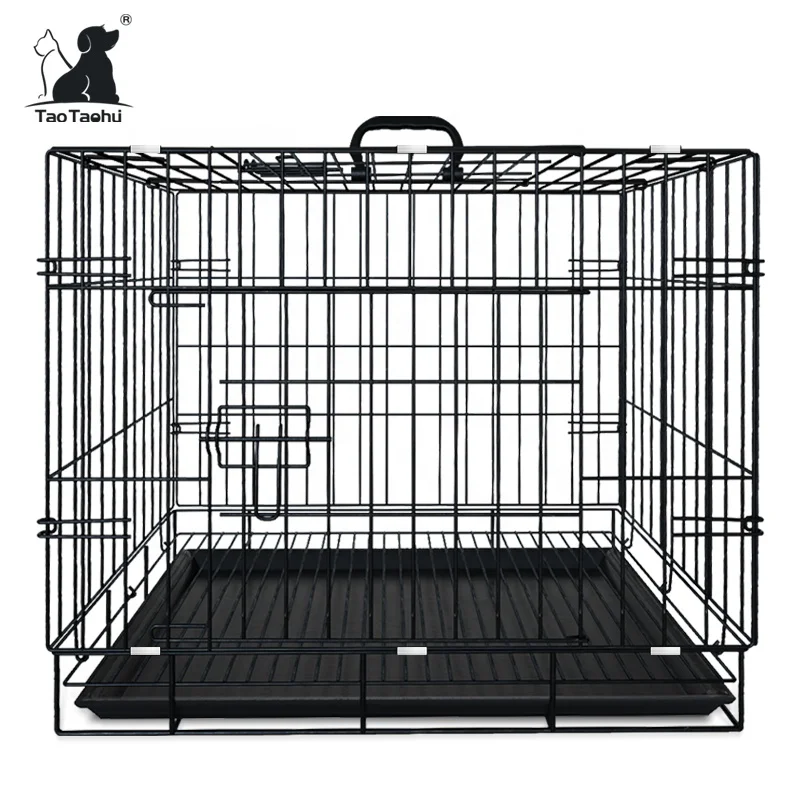 TaoTaohui Wholesale high quality various sizes cheap large cages sale foldable transport metal pet foldable Kennel, Black
TaoTaohui Wholesale high quality various sizes cheap large cages sale foldable transport metal pet foldable Kennel, Black