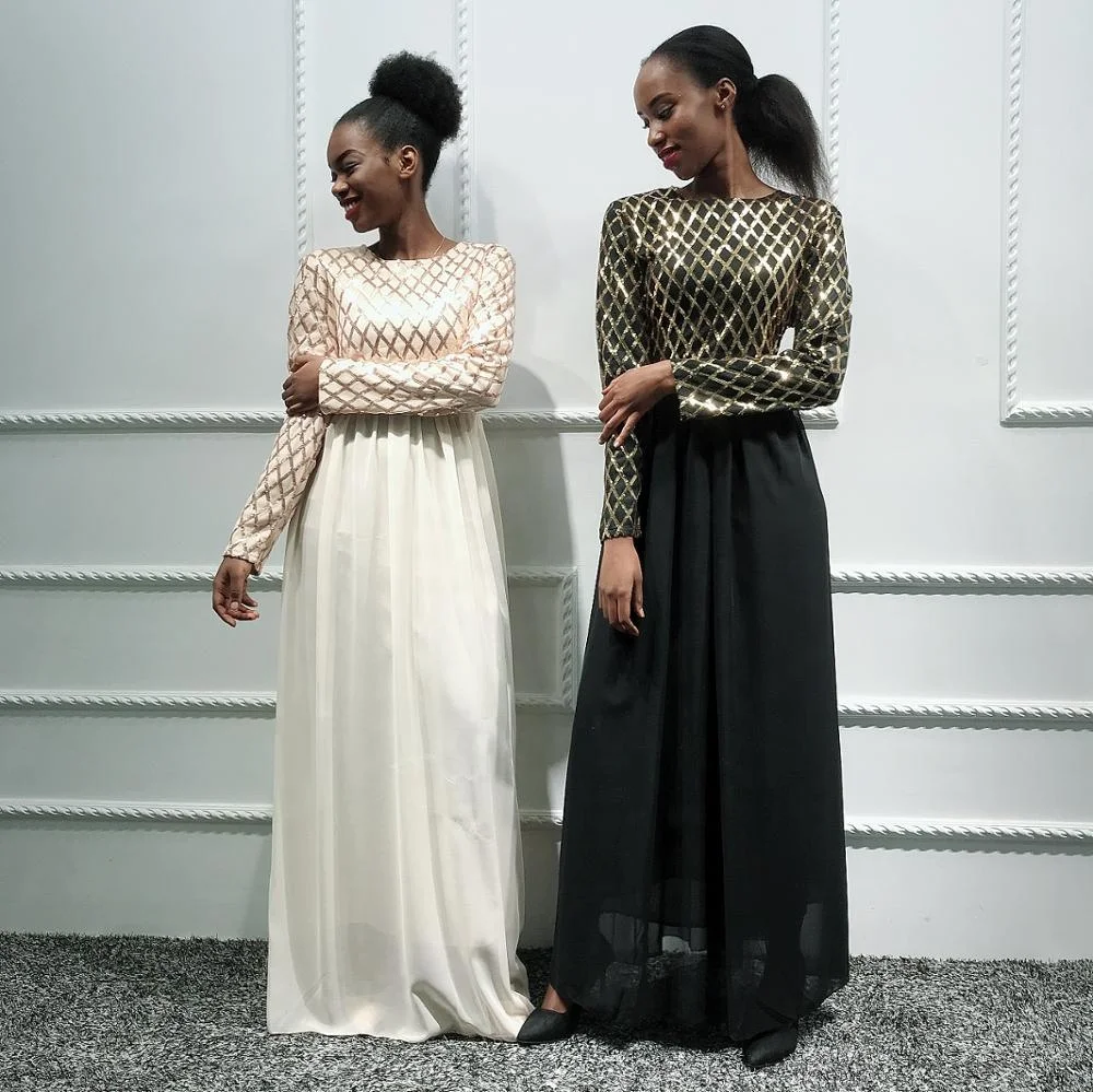 2020 fashion high quality sequin party casual muslim women dresses comfortable abayas, Black, beige
2020 fashion high quality sequin party casual muslim women dresses comfortable abayas, Black, beige