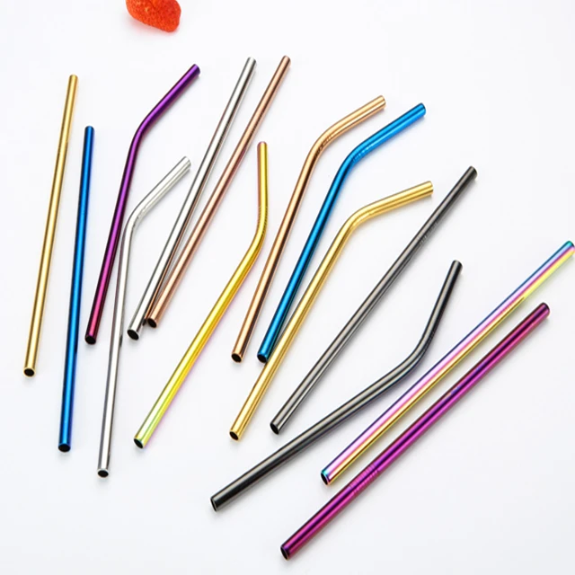 Wholesale Reusable Stainless Steel Drinking Straw With Customized Logo, Customized color
Wholesale Reusable Stainless Steel Drinking Straw With Customized Logo, Customized color