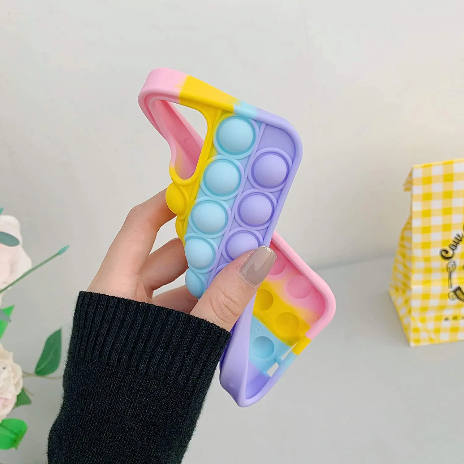 Amazon Hot Sell 3D Reliever Stress Fidget Toys Push It Bubble Phone case for iPhone 12 11 Pro Max Mobile Phone Accessories
Amazon Hot Sell 3D Reliever Stress Fidget Toys Push It Bubble Phone case for iPhone 12 11 Pro Max Mobile Phone Accessories