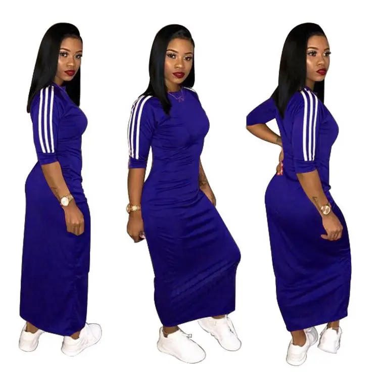 0420M109 Summer Round Neckline Loose Straight Pure Solid Color Side Stripe Half Sleeve Women Fashion Casual Long Maxi Dress
0420M109 Summer Round Neckline Loose Straight Pure Solid Color Side Stripe Half Sleeve Women Fashion Casual Long Maxi Dress