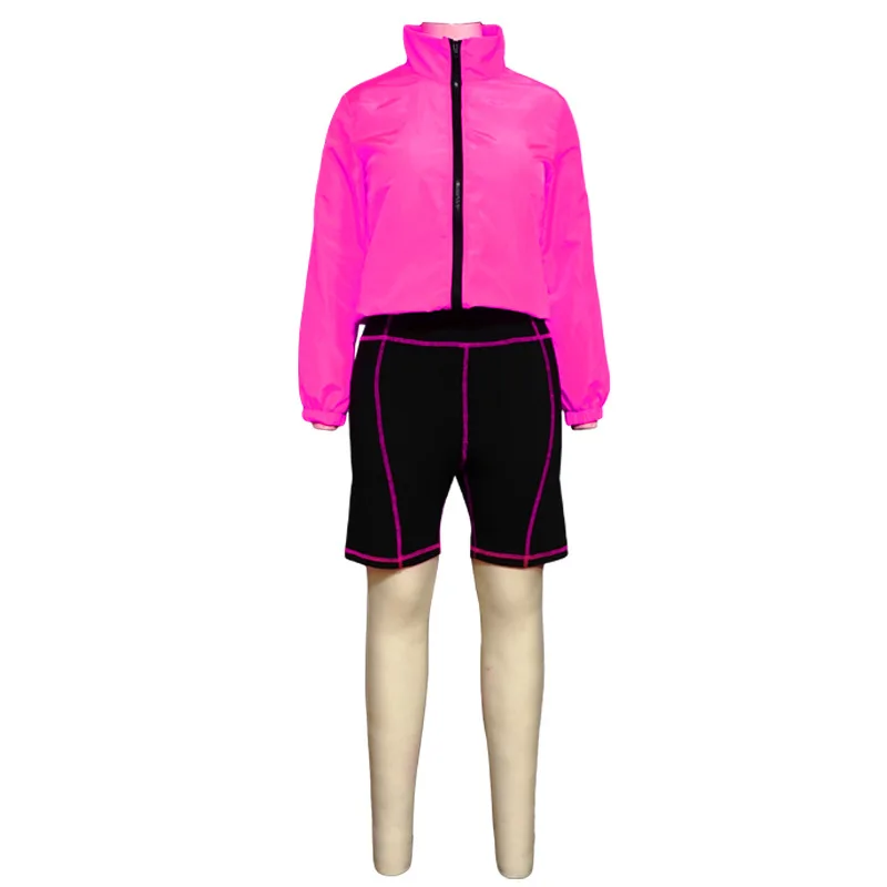 C0256 Popular Contrast Color Stitching Sports Suit Female Casual Sexy 2 piece set women clothing