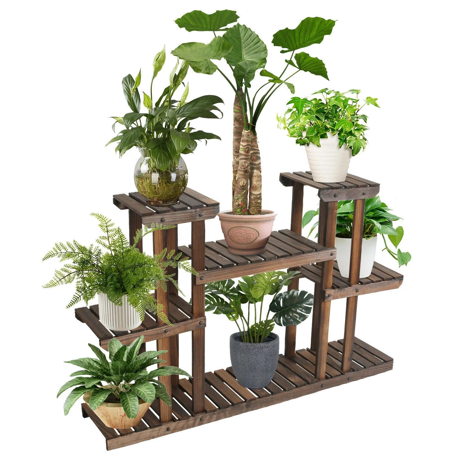 Wooden Flower Plants Shelf Display Rack Decor Home Indoor Outdoor Flower Stands, Nature or customization
Wooden Flower Plants Shelf Display Rack Decor Home Indoor Outdoor Flower Stands, Nature or customization