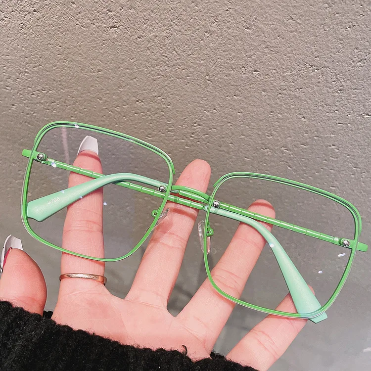 2022 Europe and America new style trendy clear lens glasses fashion trade cool square frame glasses, Choice 
2022 Europe and America new style trendy clear lens glasses fashion trade cool square frame glasses, Choice