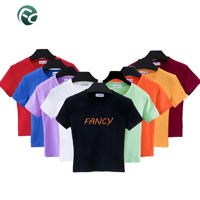Wholesale New Design Women's T-Shirt Custom High Quality Tee O-Neck Short Sleeve Girls Crop Top T Shirt, Picture showed
Wholesale New Design Women's T-Shirt Custom High Quality Tee O-Neck Short Sleeve Girls Crop Top T Shirt, Picture showed