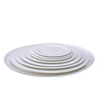 factory cheap buffet white dinner melamine plates in bulk