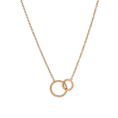 woying 2021 new Necklaces jewelry Fashion Stainless Steel Jewelry Custom Double Rings Gold-plated Necklace, As shown
woying 2021 new Necklaces jewelry Fashion Stainless Steel Jewelry Custom Double Rings Gold-plated Necklace, As shown