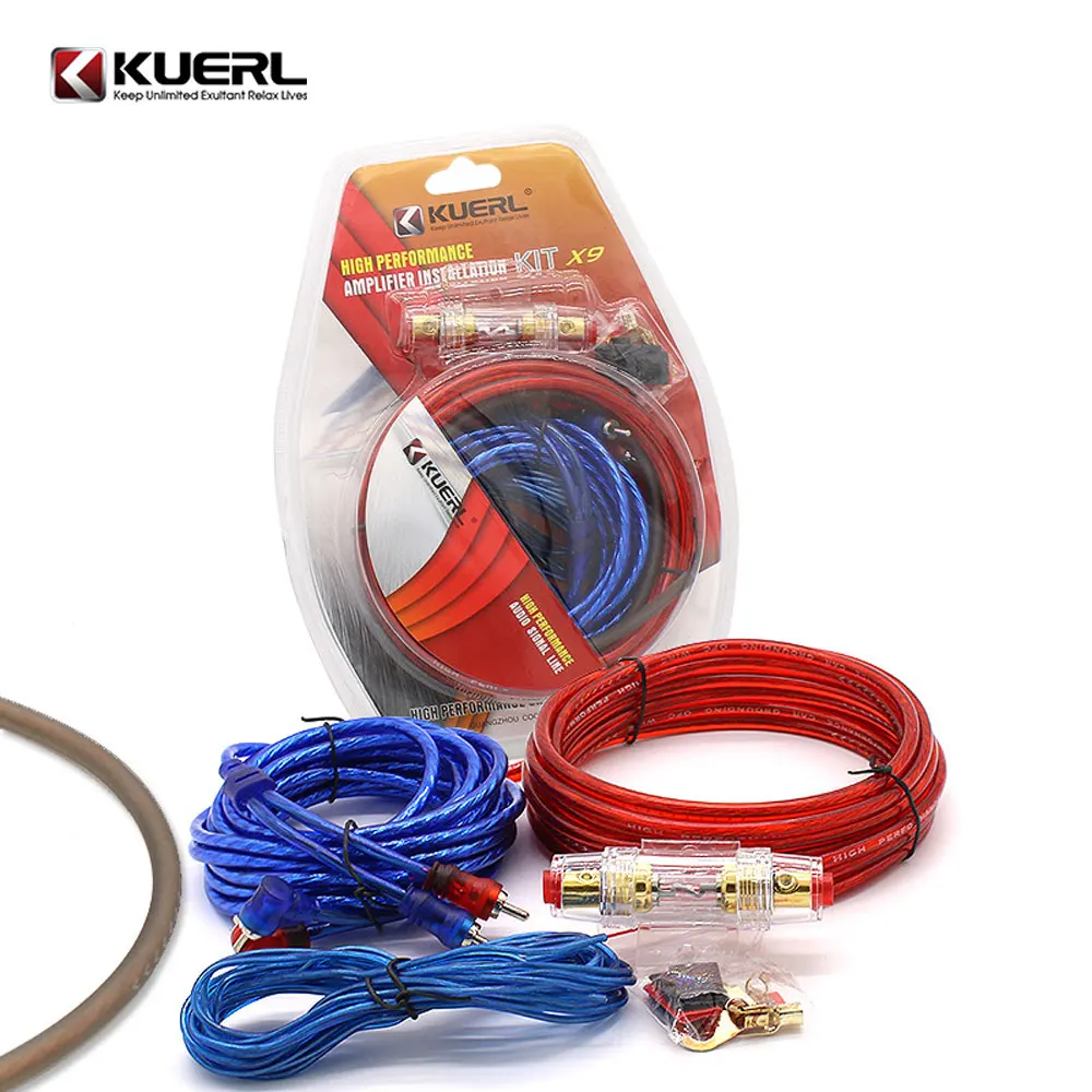 Factory supply 1200w car amplifier wiring Kits 10GA speaker cable for car subwoofer, Blue
Factory supply 1200w car amplifier wiring Kits 10GA speaker cable for car subwoofer, Blue