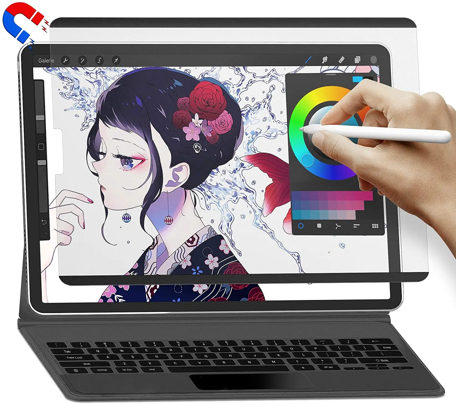 Paper Like Screen Protector Film for iPad Pro 11 2021 2020 2018 iPad Air 4 10.9 10.2 7th 8th Removable Magnetic attraction
Paper Like Screen Protector Film for iPad Pro 11 2021 2020 2018 iPad Air 4 10.9 10.2 7th 8th Removable Magnetic attraction