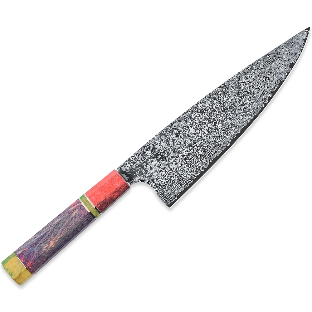 Hot Sale 8 Inch Forged Professional Japanese Damascus Steel Ultra Wide Kitchen Chef Knife with Octagon Handle GES-JK200CF2
Hot Sale 8 Inch Forged Professional Japanese Damascus Steel Ultra Wide Kitchen Chef Knife with Octagon Handle GES-JK200CF2