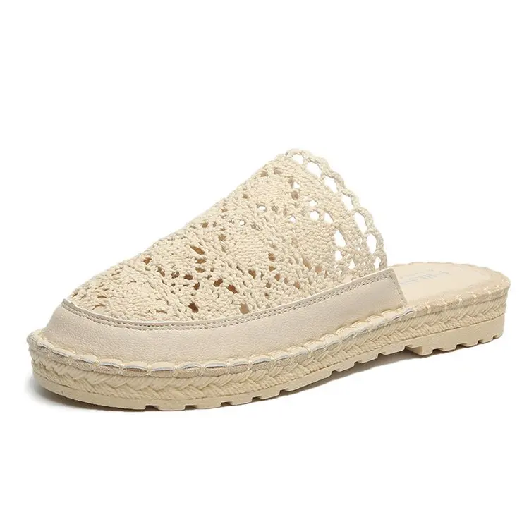 2021 Summer New Ladies Home Slippers Solid Color Mesh Hollow Non-slip Ladies Flat Slippers
2021 Summer New Ladies Home Slippers Solid Color Mesh Hollow Non-slip Ladies Flat Slippers