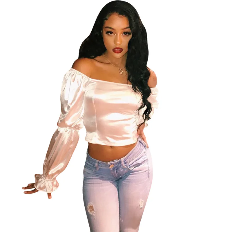 2020 New Arrivals summer collection women off shoulder Long sleeve Fashion ladies top blouses
2020 New Arrivals summer collection women off shoulder Long sleeve Fashion ladies top blouses