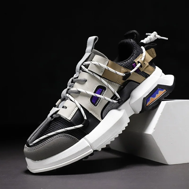 New fashion patchwork breathable men's casual sports shoes sneakers 2020, White/grey/black/khaki
New fashion patchwork breathable men's casual sports shoes sneakers 2020, White/grey/black/khaki