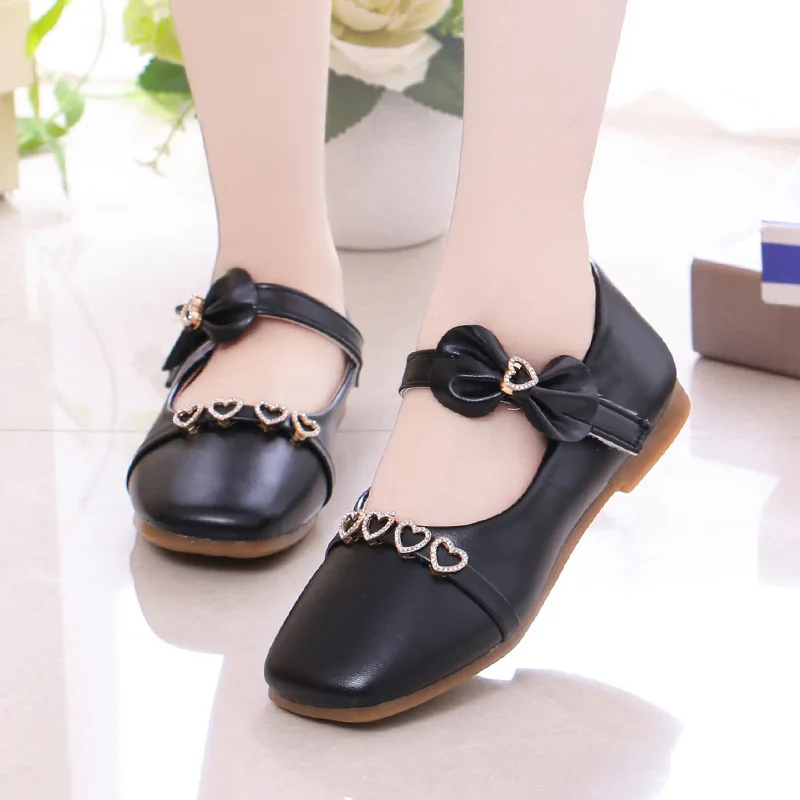 Wholesale 2020 princess breathable bow-knot leather autumn kids girl dress shoes, Black/pink/beige
Wholesale 2020 princess breathable bow-knot leather autumn kids girl dress shoes, Black/pink/beige
