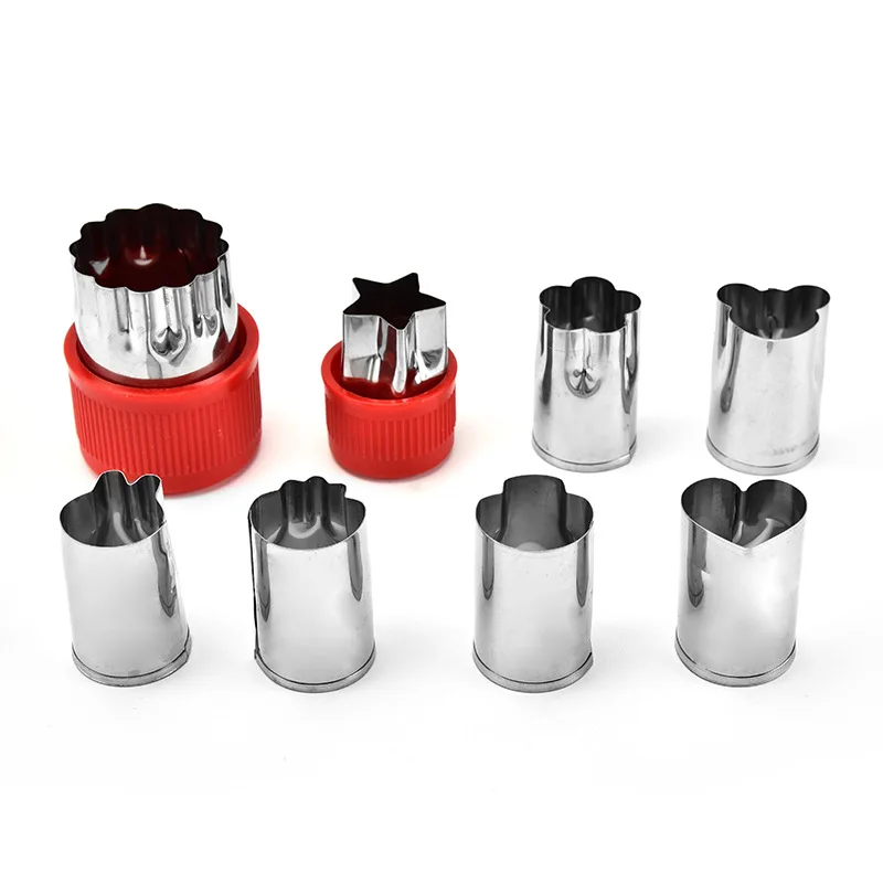 Kitchen tool stainless steel flower-shaped vegetable and fruit cutter fondant embossing mold
Kitchen tool stainless steel flower-shaped vegetable and fruit cutter fondant embossing mold
