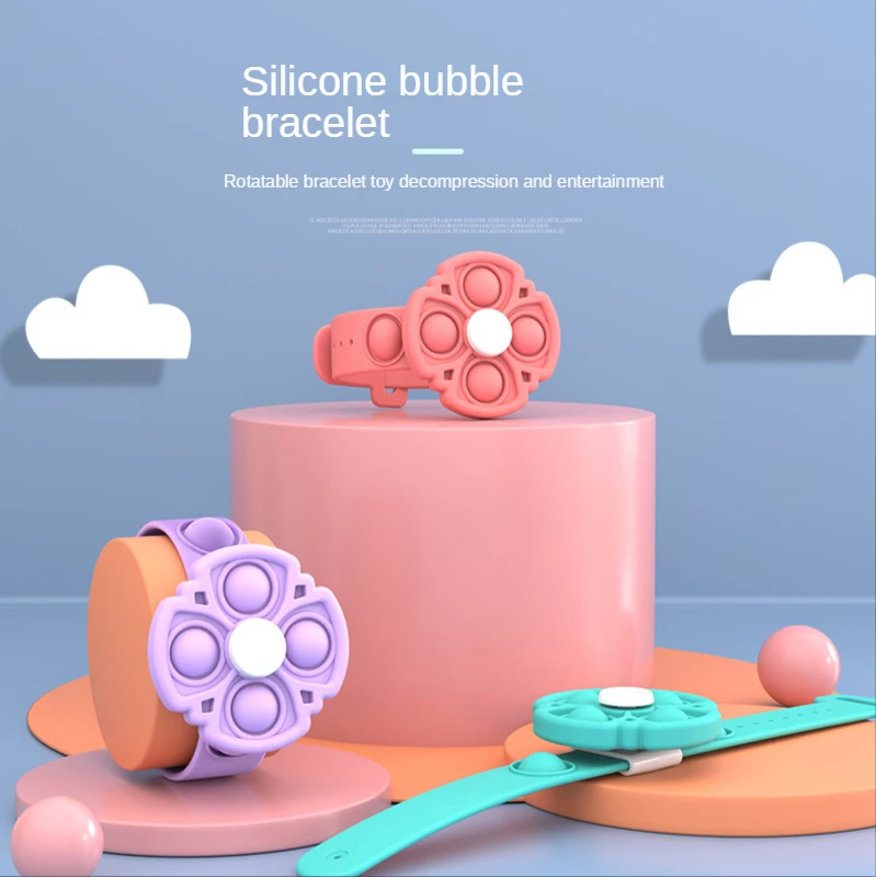 2021 latest stress relief wristband pop PUZ toys wearable push pop sensory hand press silicone pops it bracelet
2021 latest stress relief wristband pop PUZ toys wearable push pop sensory hand press silicone pops it bracelet