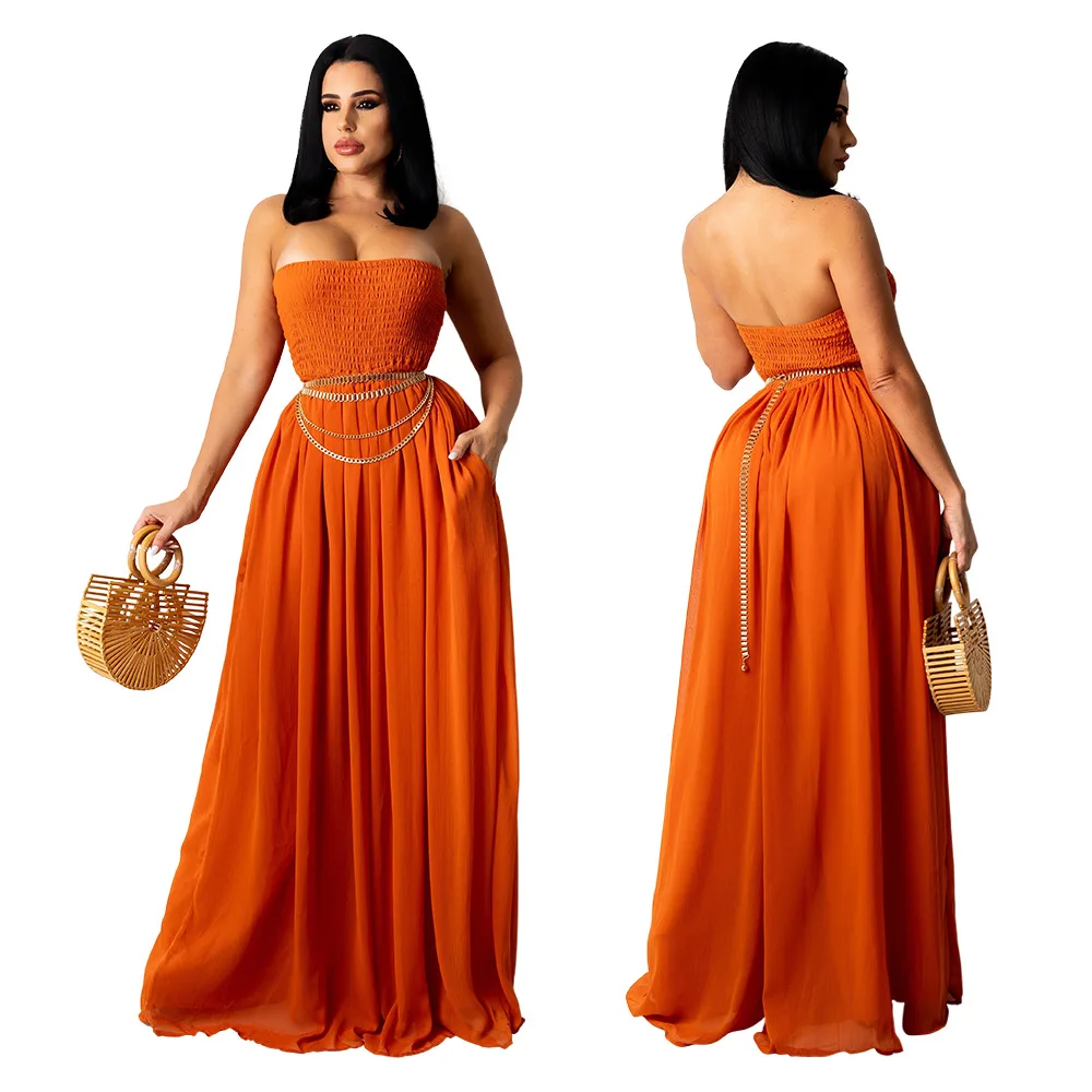 GX9130 trendy women's clothing casual sleeveless a line summer dress solid long maxi dress summer outfits for women 2021, Picture
GX9130 trendy women's clothing casual sleeveless a line summer dress solid long maxi dress summer outfits for women 2021, Picture