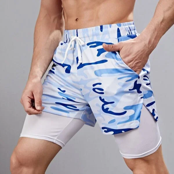 camouflage 2 in 1Two-Layer Two-in-One Mens Print Sports High quality Custom summer zipper breathable Shorts With Phone Pocket
camouflage 2 in 1Two-Layer Two-in-One Mens Print Sports High quality Custom summer zipper breathable Shorts With Phone Pocket