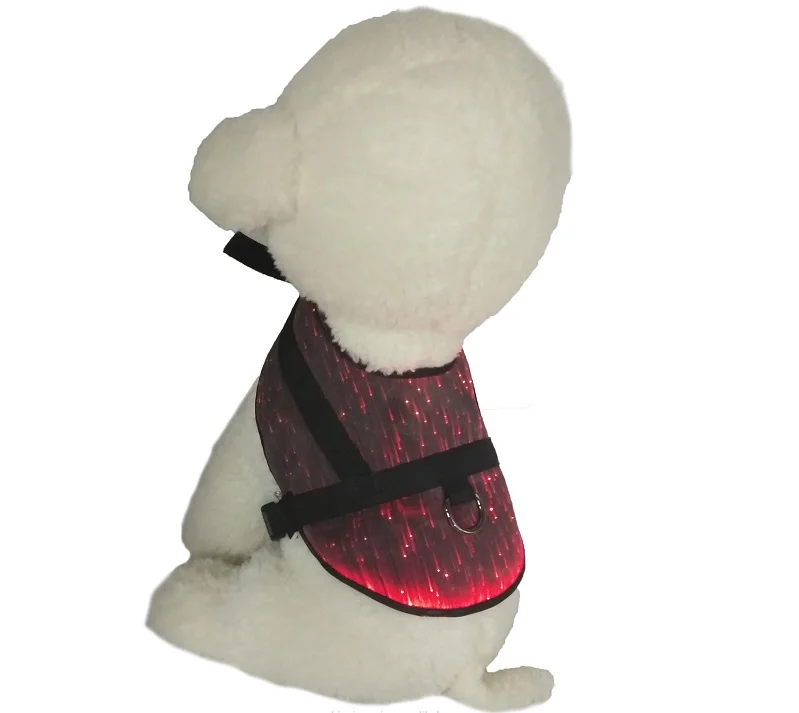 Hot Pet Wear All Seasons Available Led Fiber Optic Dog Vest Luminous Light Up Dog Clothes
Hot Pet Wear All Seasons Available Led Fiber Optic Dog Vest Luminous Light Up Dog Clothes