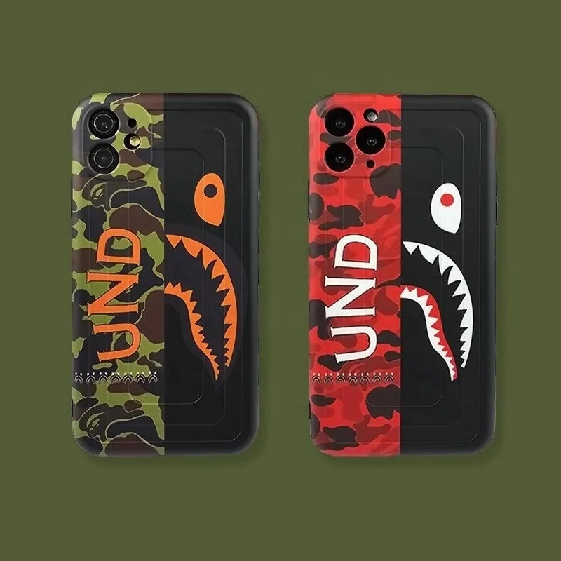 Fashion genuine designer Texture blocks Shark's mouth Phone Case for iphone 7/8/x/11/12/12pro
Fashion genuine designer Texture blocks Shark's mouth Phone Case for iphone 7/8/x/11/12/12pro