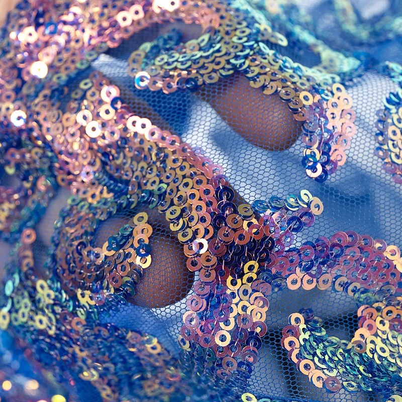 Embroidery Sequin Blue French Lace Fabric Sequin Bridal Lace High Quality African Lace
Embroidery Sequin Blue French Lace Fabric Sequin Bridal Lace High Quality African Lace