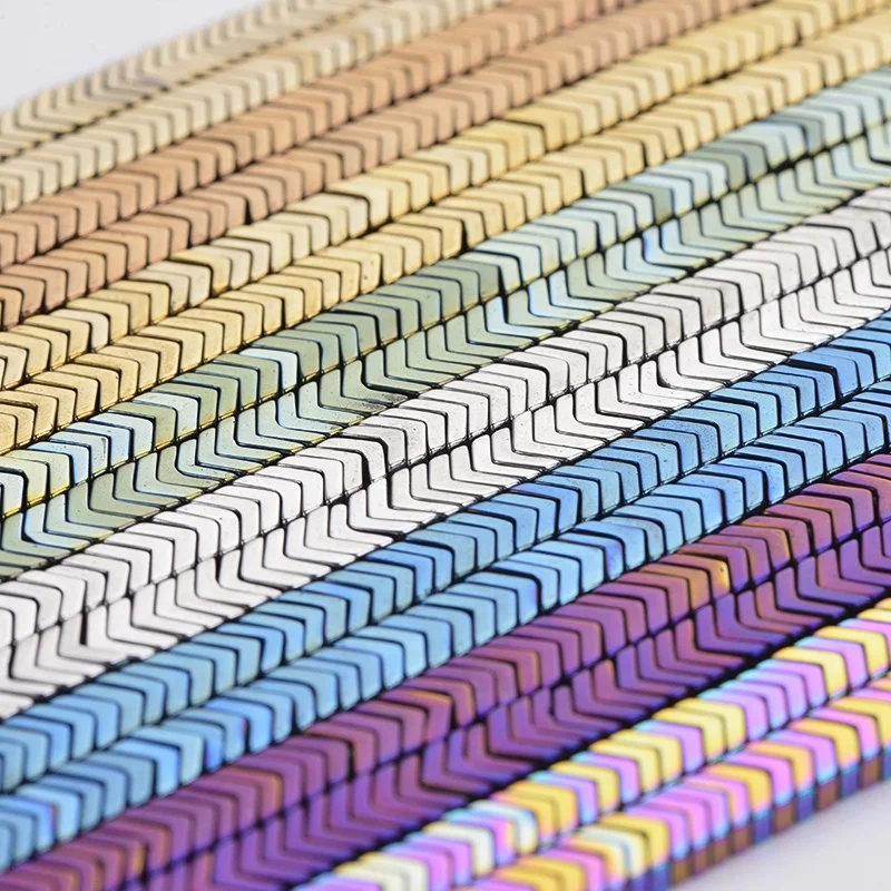 Cliobeads 220pcs+ per strand Plated Hematite 5x7mm small V Shaped Beads for DIY charm bracelets and jewelry making
Cliobeads 220pcs+ per strand Plated Hematite 5x7mm small V Shaped Beads for DIY charm bracelets and jewelry making