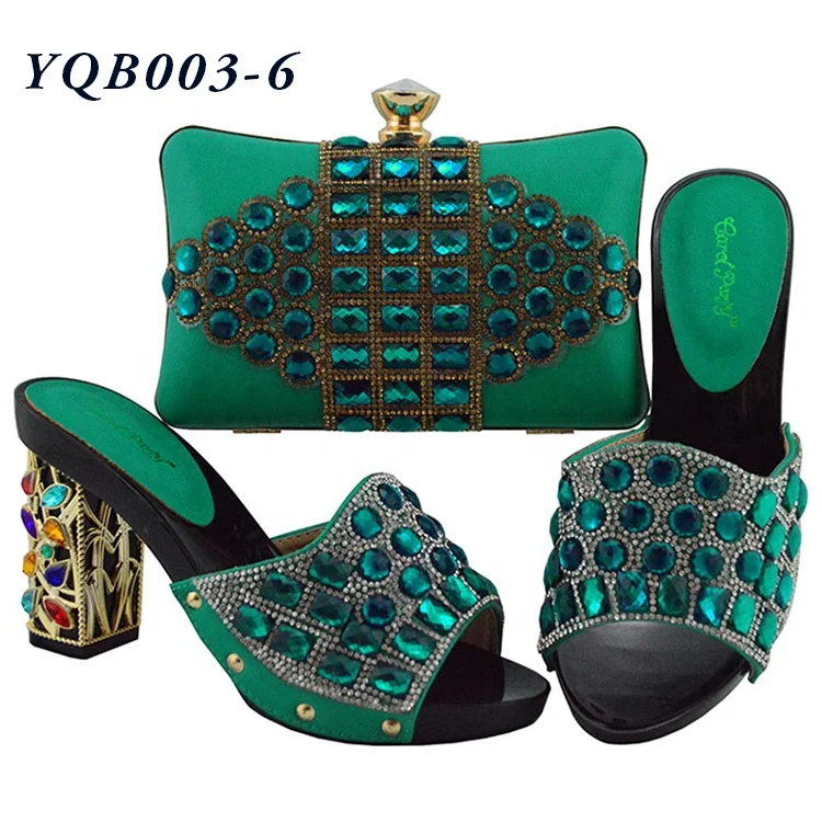 YQB003 Shoes and Bag Set Decorated with Rhinestone Italian Shoes with Bags High Quality African Women Wedding Shoes and Bag Set
YQB003 Shoes and Bag Set Decorated with Rhinestone Italian Shoes with Bags High Quality African Women Wedding Shoes and Bag Set