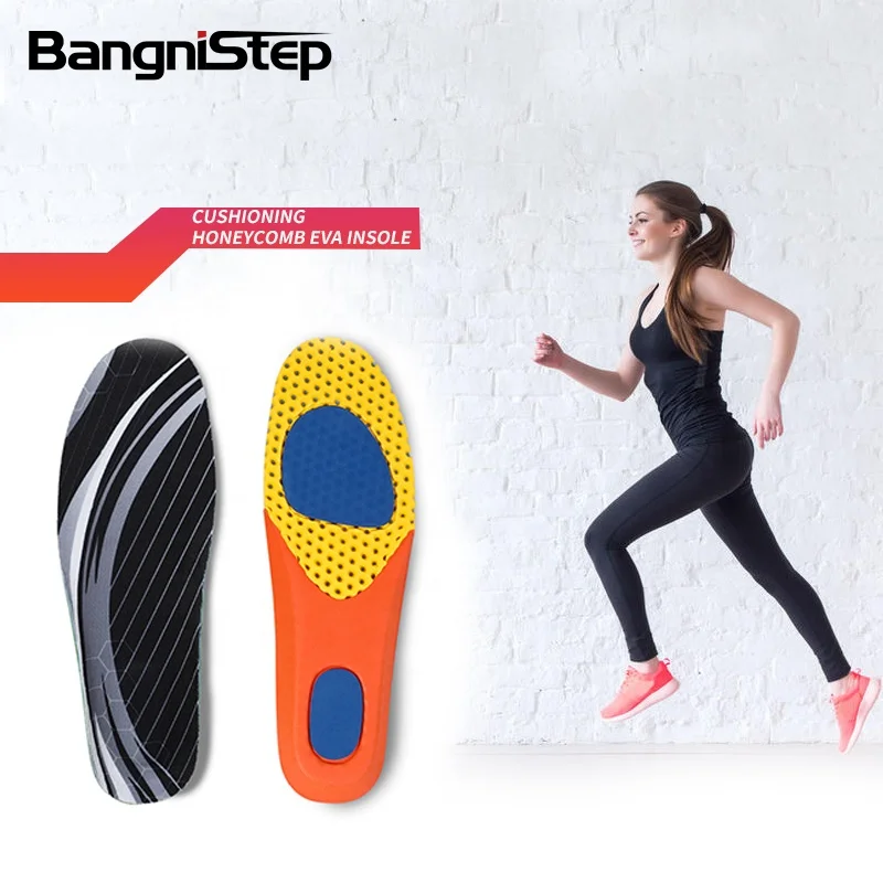 Bangni High Elasticity Comfortable Anti Fatigue EVA Honeycomb Plantar Fasciitis Arch Support Sport Insole, White/black
Bangni High Elasticity Comfortable Anti Fatigue EVA Honeycomb Plantar Fasciitis Arch Support Sport Insole, White/black