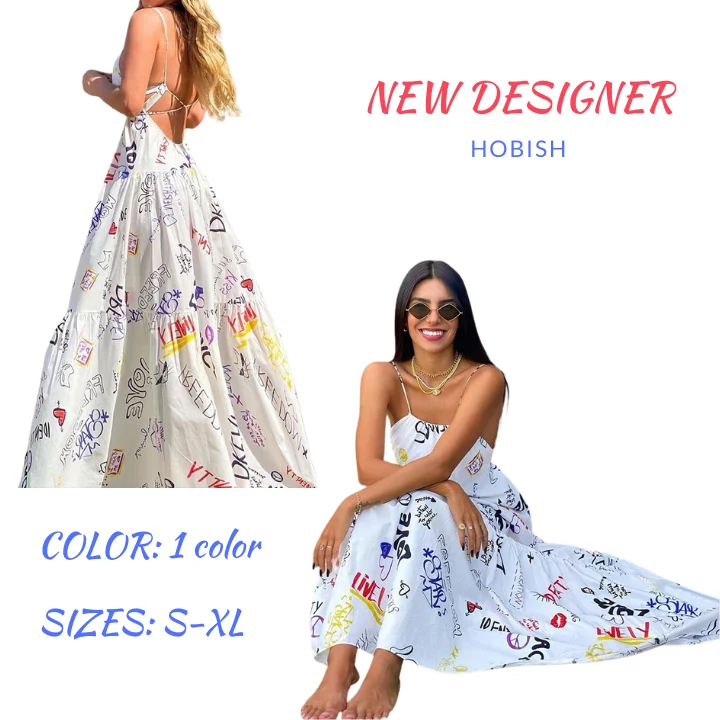 Trend Women clothing HOBISH beachwear ladies backless long maxi dresses 2021 casual boho dresses women summer
Trend Women clothing HOBISH beachwear ladies backless long maxi dresses 2021 casual boho dresses women summer