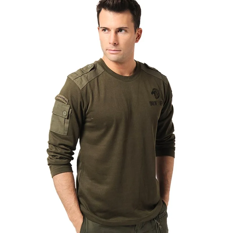 Free Shipping Mens Long Sleeve Tactical Shirt Spring Autumn Outdoor Sports Cotton Breathable Shirt Military Training Tops
Free Shipping Mens Long Sleeve Tactical Shirt Spring Autumn Outdoor Sports Cotton Breathable Shirt Military Training Tops