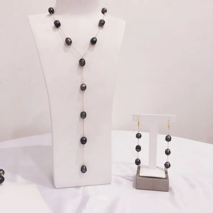 Hawaiian Jewelry Sets Polynesian Pearl Jewelry Gold Plated Necklace Earring Set Necklace Jewelry Wholesale, Black
Hawaiian Jewelry Sets Polynesian Pearl Jewelry Gold Plated Necklace Earring Set Necklace Jewelry Wholesale, Black