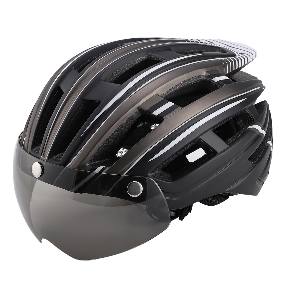 Pc Shell High Density Eps Bicycle Helmet Outdoor Cycling Sports Magnet Glasses Bike Helmet Mtb Helmet Detachable Lens Visor, Multi colors
Pc Shell High Density Eps Bicycle Helmet Outdoor Cycling Sports Magnet Glasses Bike Helmet Mtb Helmet Detachable Lens Visor, Multi colors