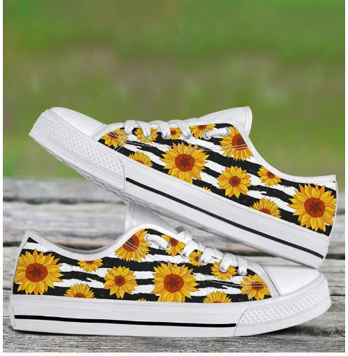 WK-099 Casual Flat Ladies Shoes Woman Yellow Floral Brand Design Sunflower Print Classic White Vulcanize Canvas Female Shoe, Light blue , light pink
WK-099 Casual Flat Ladies Shoes Woman Yellow Floral Brand Design Sunflower Print Classic White Vulcanize Canvas Female Shoe, Light blue , light pink