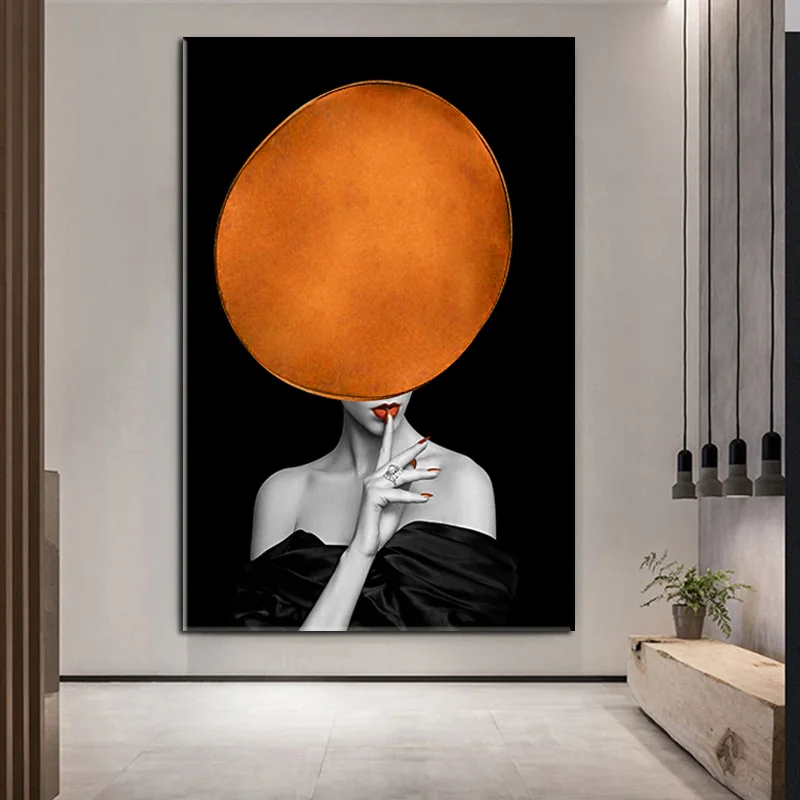 Creative fashion abstract female wall poster wall art printing Scandinavian image free combination home decoration
Creative fashion abstract female wall poster wall art printing Scandinavian image free combination home decoration
