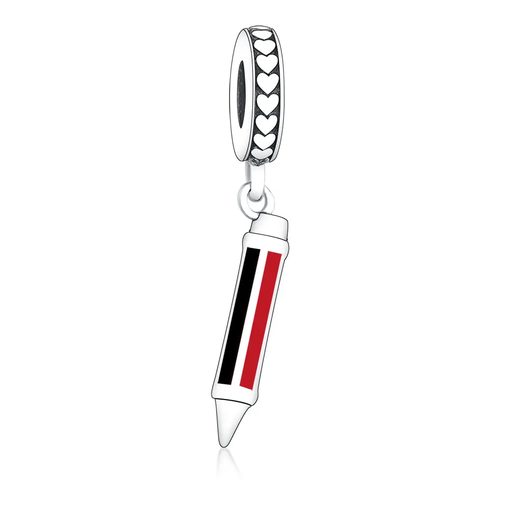 Factory Outlet Wholesale Christmas Present 925 Sterling Silver Black Enamel Pencil Pendant Charm For Jewelry Making
Factory Outlet Wholesale Christmas Present 925 Sterling Silver Black Enamel Pencil Pendant Charm For Jewelry Making