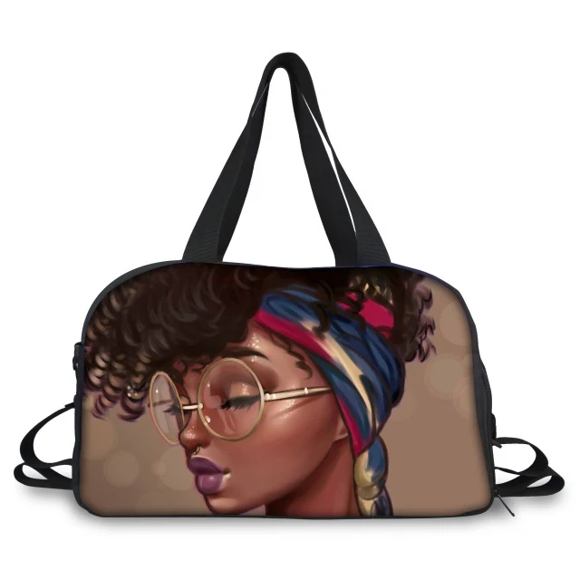 Portable Travel Bags Luggage For Women Black Art African Girls Printing Trip Ladies Gym Bag Totes Females Duffel Bags, Customized
Portable Travel Bags Luggage For Women Black Art African Girls Printing Trip Ladies Gym Bag Totes Females Duffel Bags, Customized