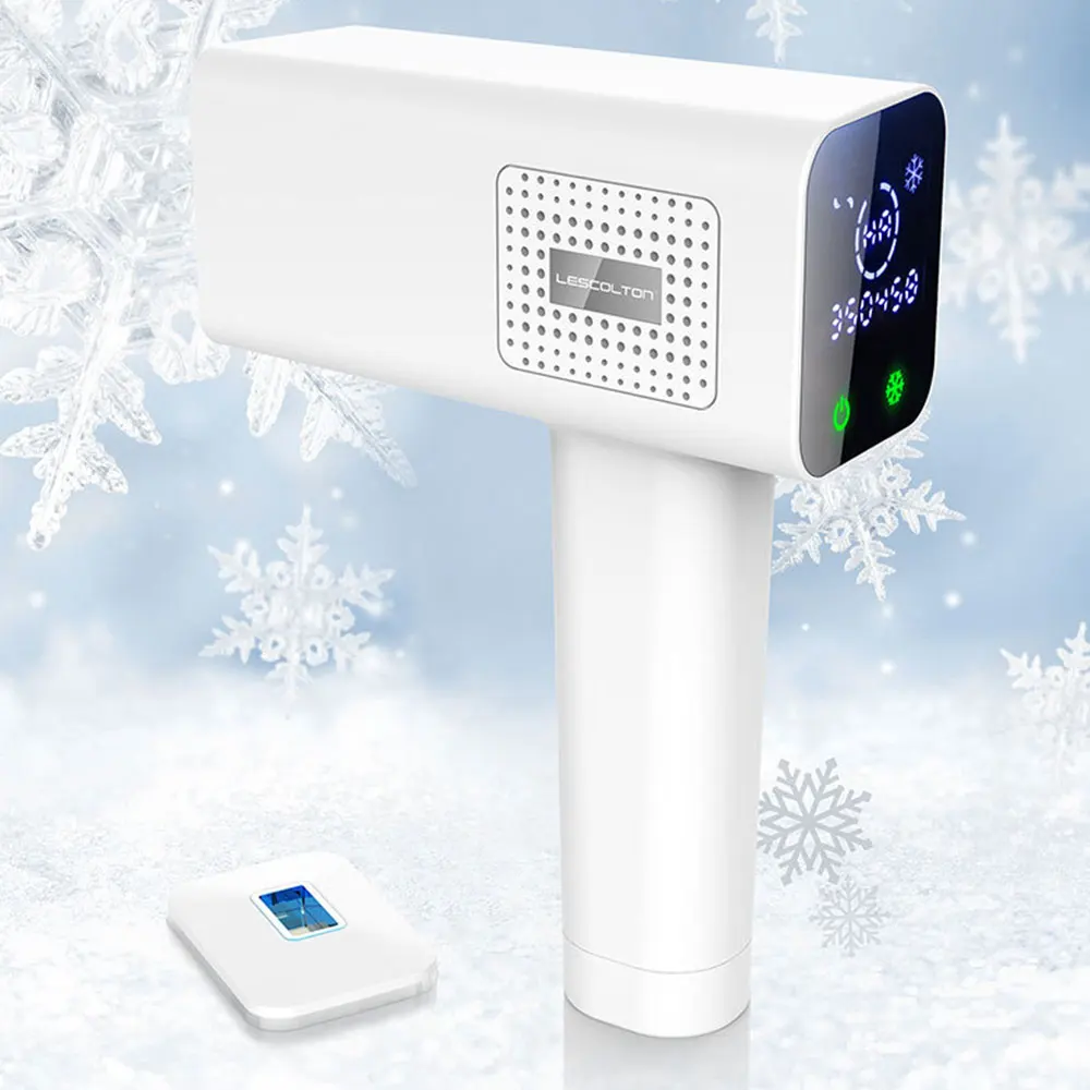 New Hot Selling Lescolton T012C 350000 Flashes Portable Ice Cool IPL Permanent laser ipl hair removal ice cool, White
New Hot Selling Lescolton T012C 350000 Flashes Portable Ice Cool IPL Permanent laser ipl hair removal ice cool, White