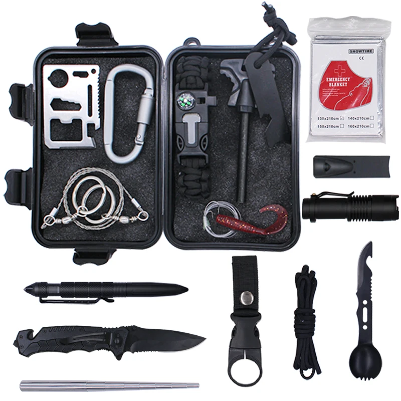 Bushcraft Pocket Tool Military Survival Gear Emergency Kit Defense Equipment with Stainless Steel Pen, Black
Bushcraft Pocket Tool Military Survival Gear Emergency Kit Defense Equipment with Stainless Steel Pen, Black
