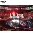 Double outdoor stage exhibition ttruss project/ dj moving head lighting booth cosmetic truss
