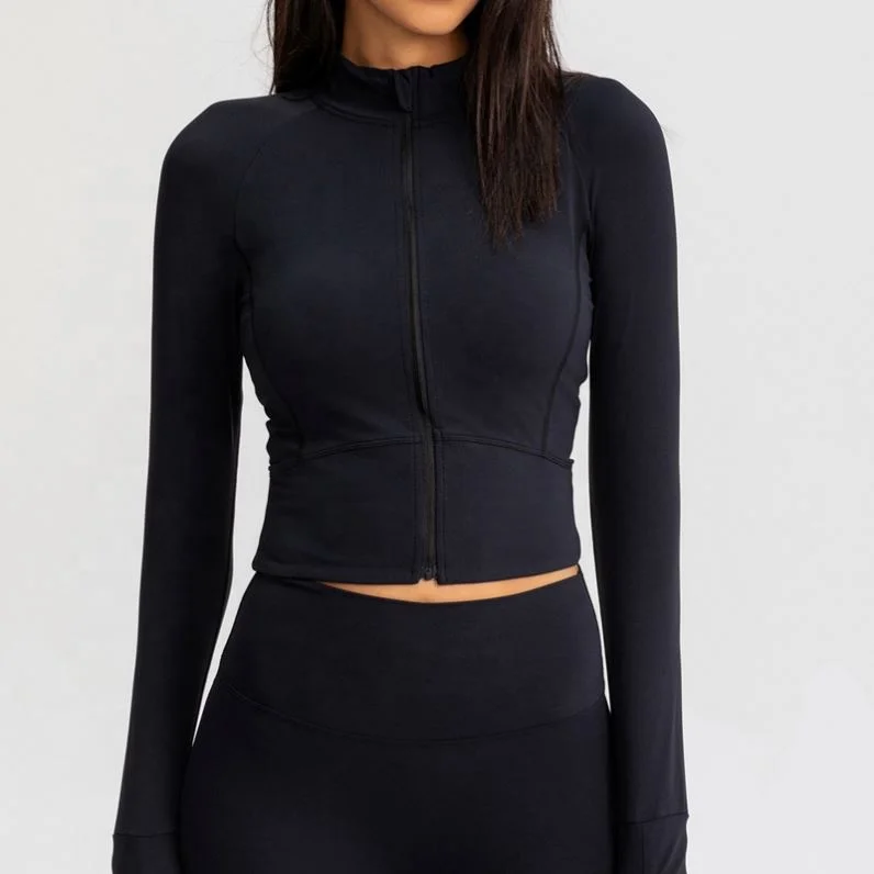 Yoga Wear Activewear Crop Yoga Top Women Sports Fitness Training Crop Top Zip Jacket For Women, Customized colors
Yoga Wear Activewear Crop Yoga Top Women Sports Fitness Training Crop Top Zip Jacket For Women, Customized colors